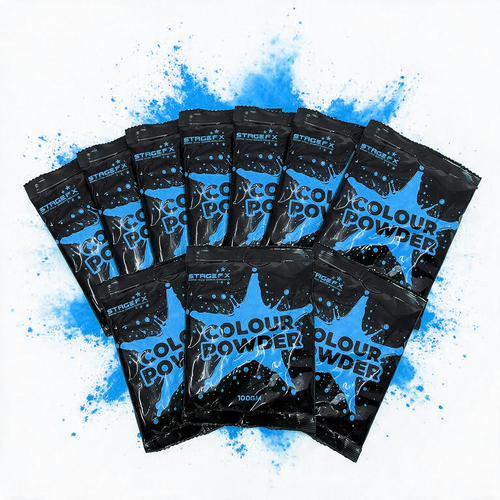 Holi Colour Powder 10 Pack x 100g bags - Choose your colour