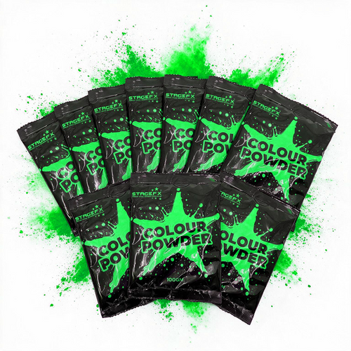 Holi Colour Powder 10 Pack x 100g bags - Choose your colour